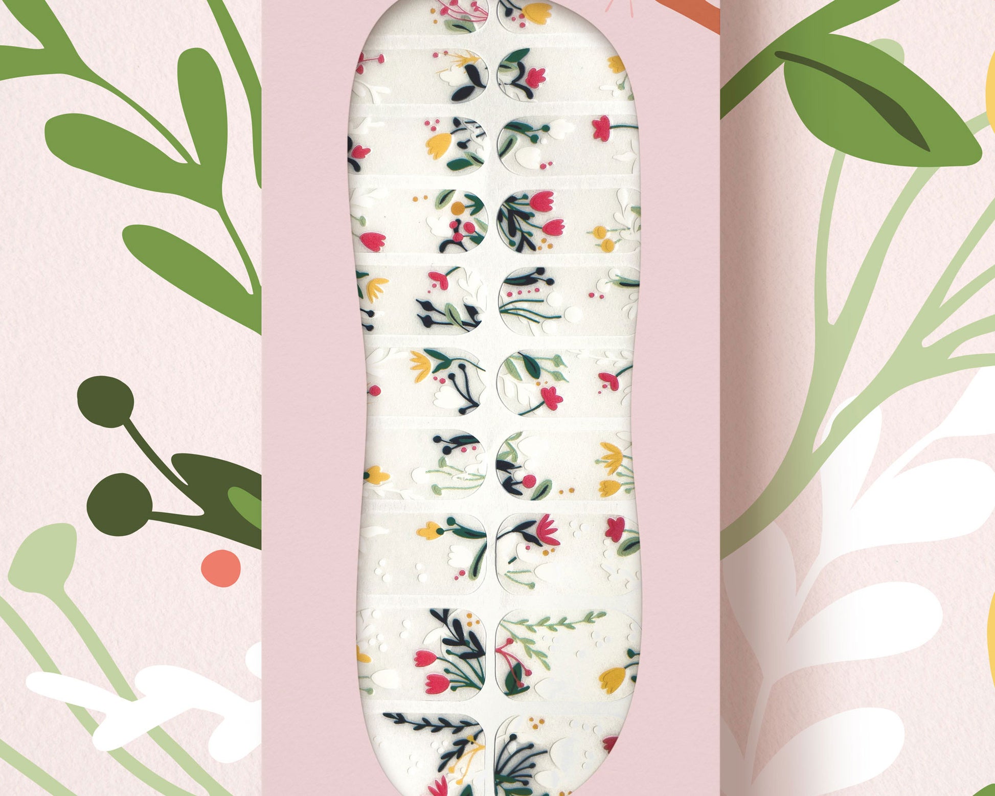 a white snowboard with a floral design on it