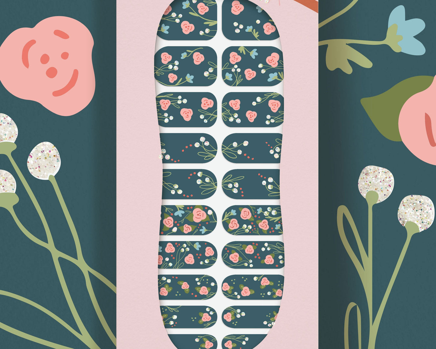 a pair of shoes with flowers on them