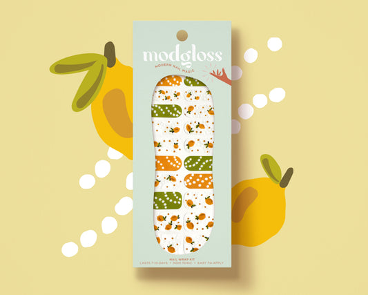 a box of modololoss on a yellow background