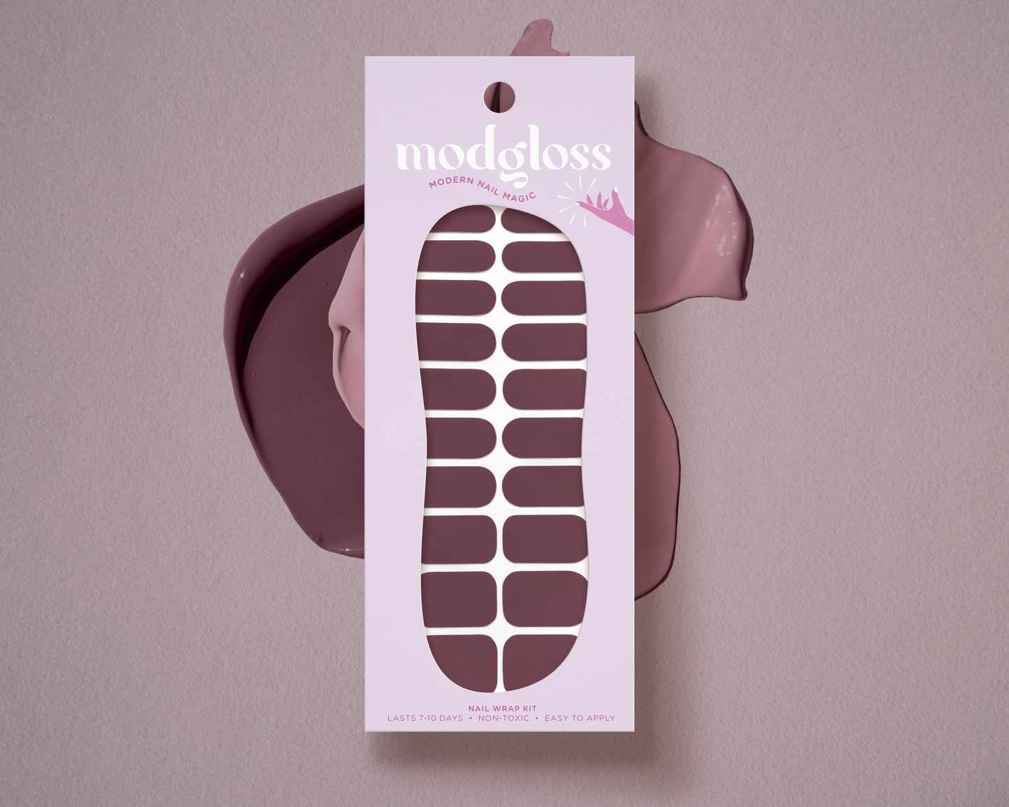 'You had Me at Merlot' Solid Nail Wrap Kit