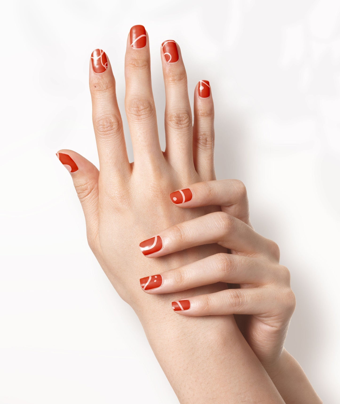 'In the Loop' Bold Red Nail Wrap Kit